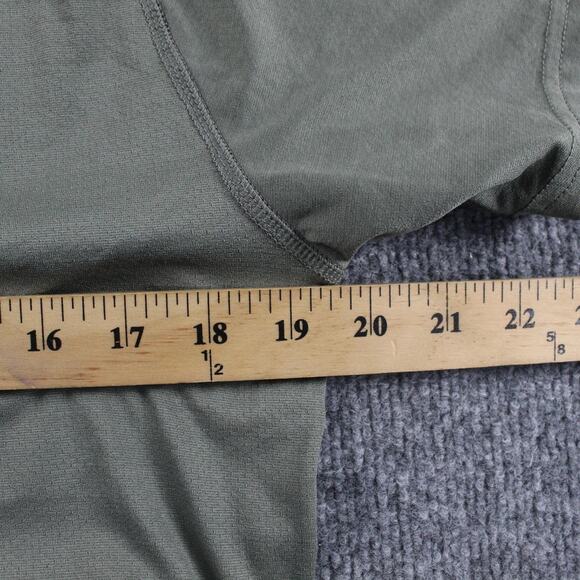 ASRV Shirt Mens Medium Green Technical Sportswear Athletic Workout Activewear - Picture 7 of 9